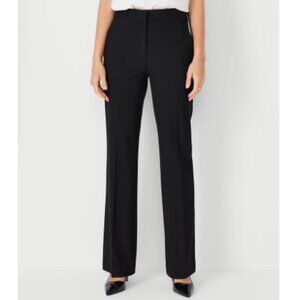 Ann Taylor Women's 14 Curvy Fit Black Ponte Dress Pants